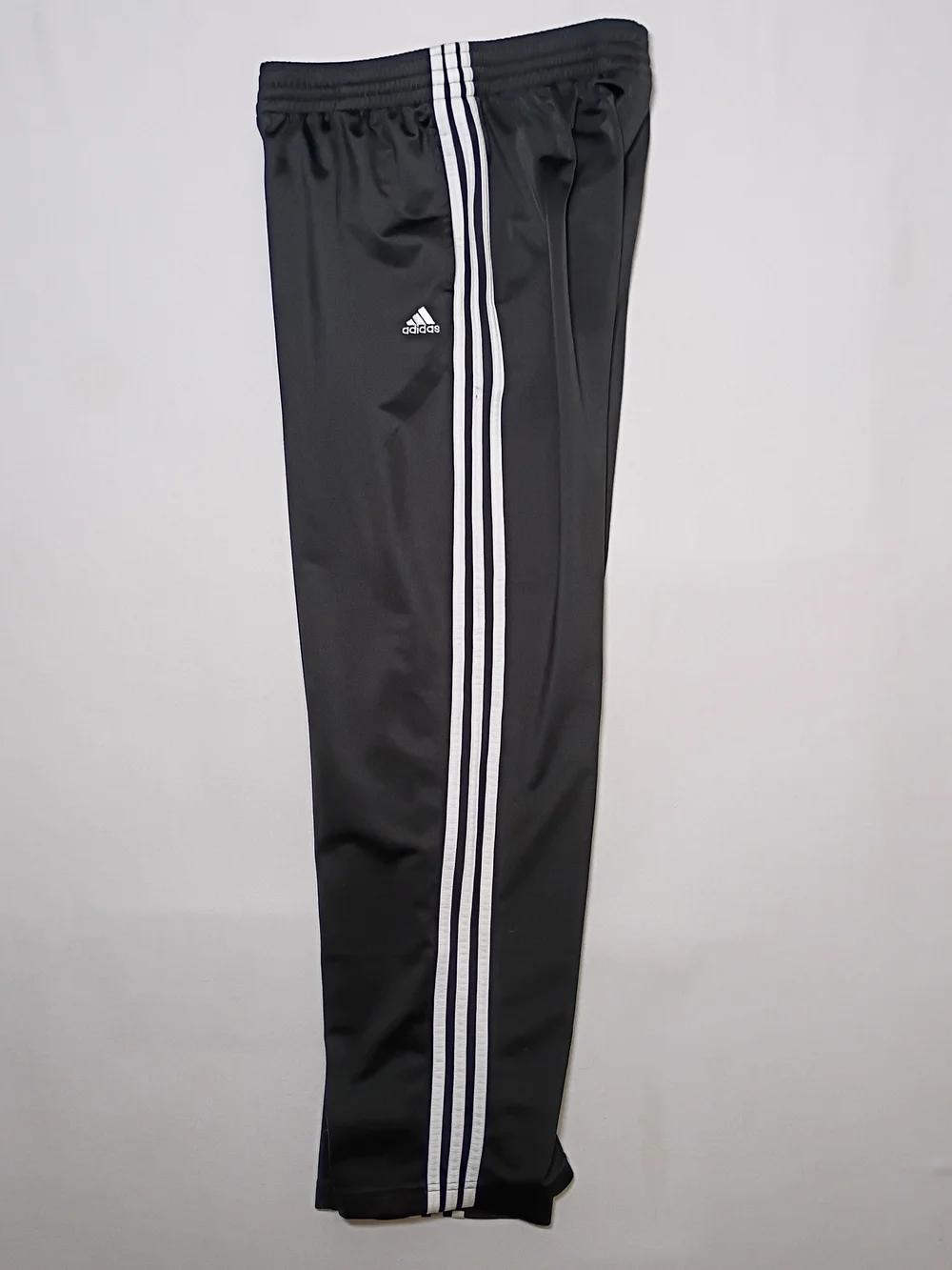 Adidas Essentials Mens 3 Stripes Open Hem Training Pants Large Black 2012